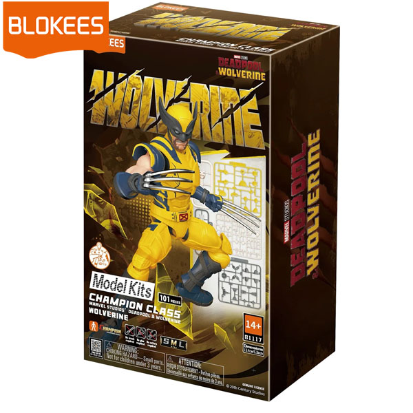 Blokees Marvel Deadpool and Wolverine Champion Class Wolverine Model Kit